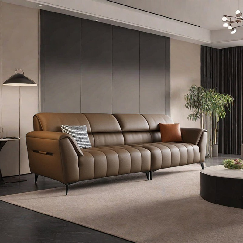 Minimalist modern piano keys sofa, 36.61" H x 98.42" W x 37.4" D, 3