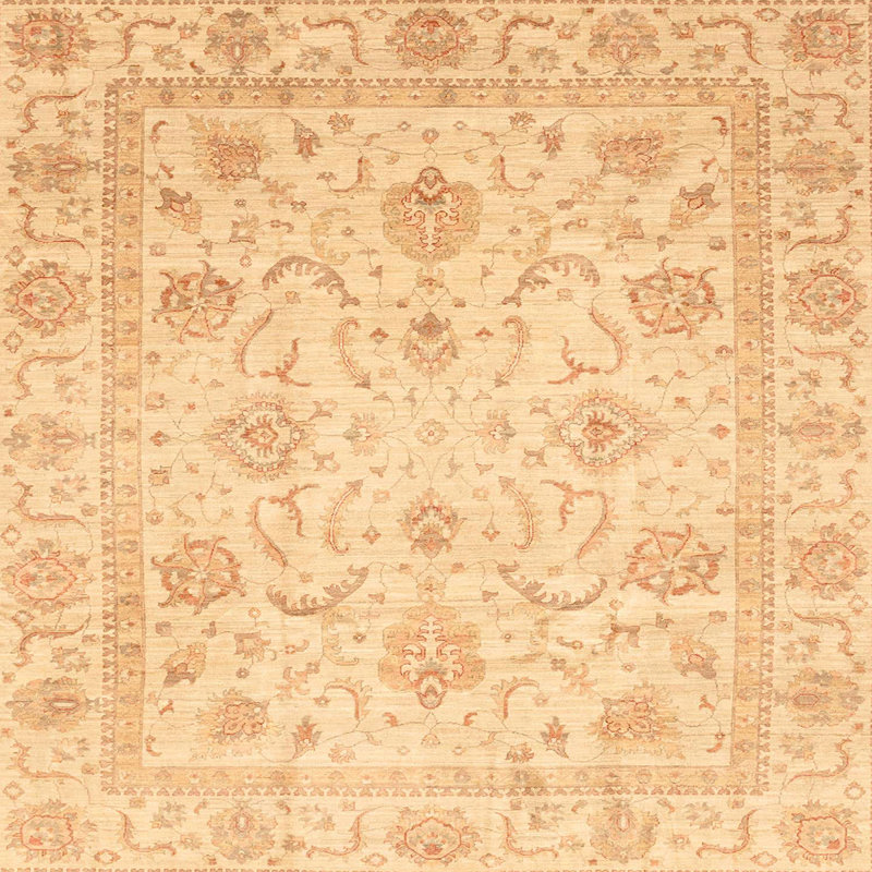 Abstract Indoor Rug, Square 8"