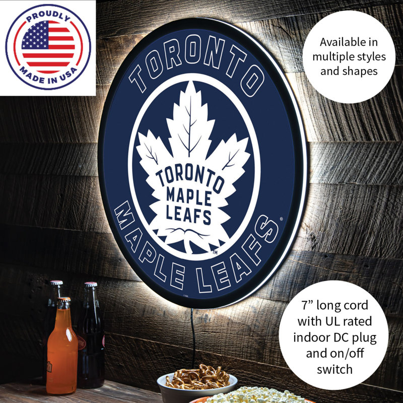 Enseigne murale 23 po NHL, NHL Toronto Maple Leafs
