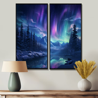 Northern Lights I - aurore boréale, art mural