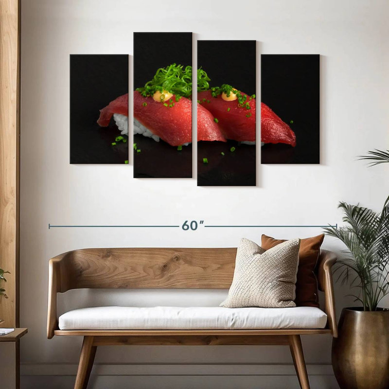 Yarlin nigiri sushi, H 32 po x l 52 po