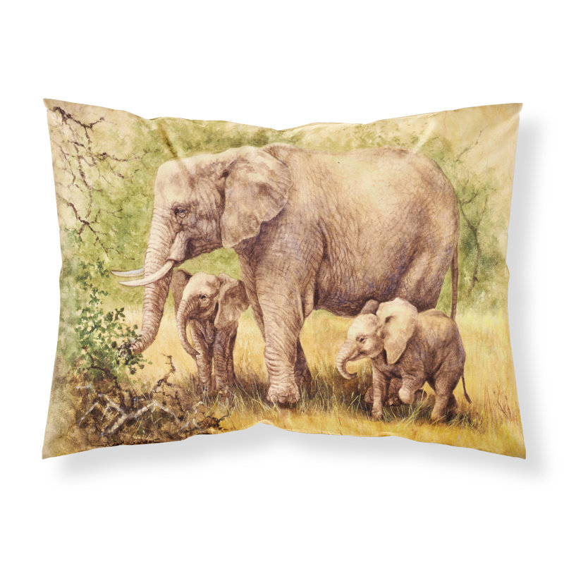 Taie d’oreiller éléphants