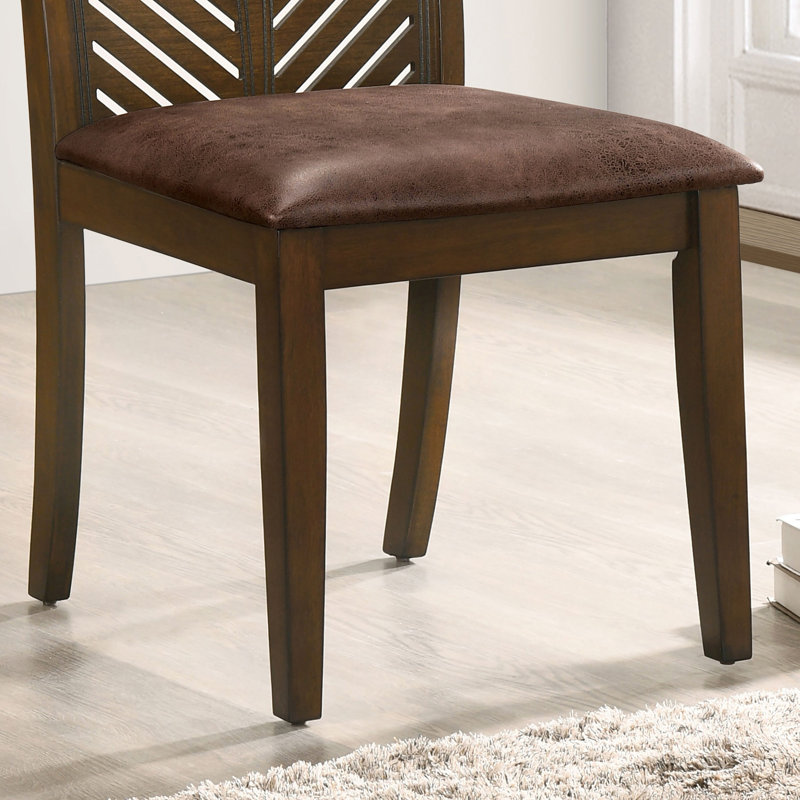 Larkin Ronlo Side Chair in Walnut/Brown