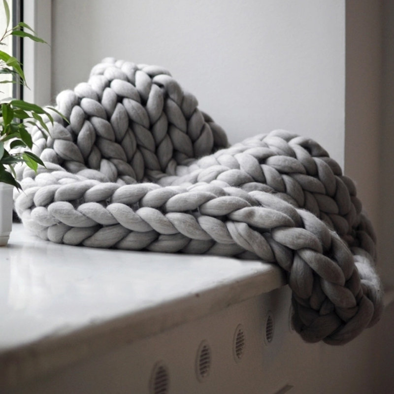  Couverture Line, l 51 po x L 67 po, Gris