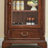 Maroon Solid Wood+Glass Display Cases