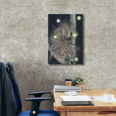 «Glow Sticks» Bungalow Rose par Maggie Vandewalle, art mural sur toile, 12 po x 16 po