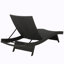 Chaise longue d'extérieur en osier Dhrithi-713571350