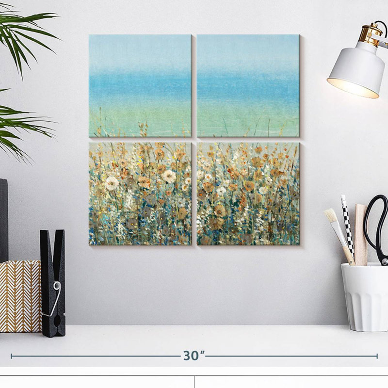 Alvord Shoreline Flowers II, H 18 po x l 18 po