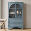 Armoire de rangement de bureau 31 po à 2 portes et 2 tiroirs avec tablettes réglables-130186924