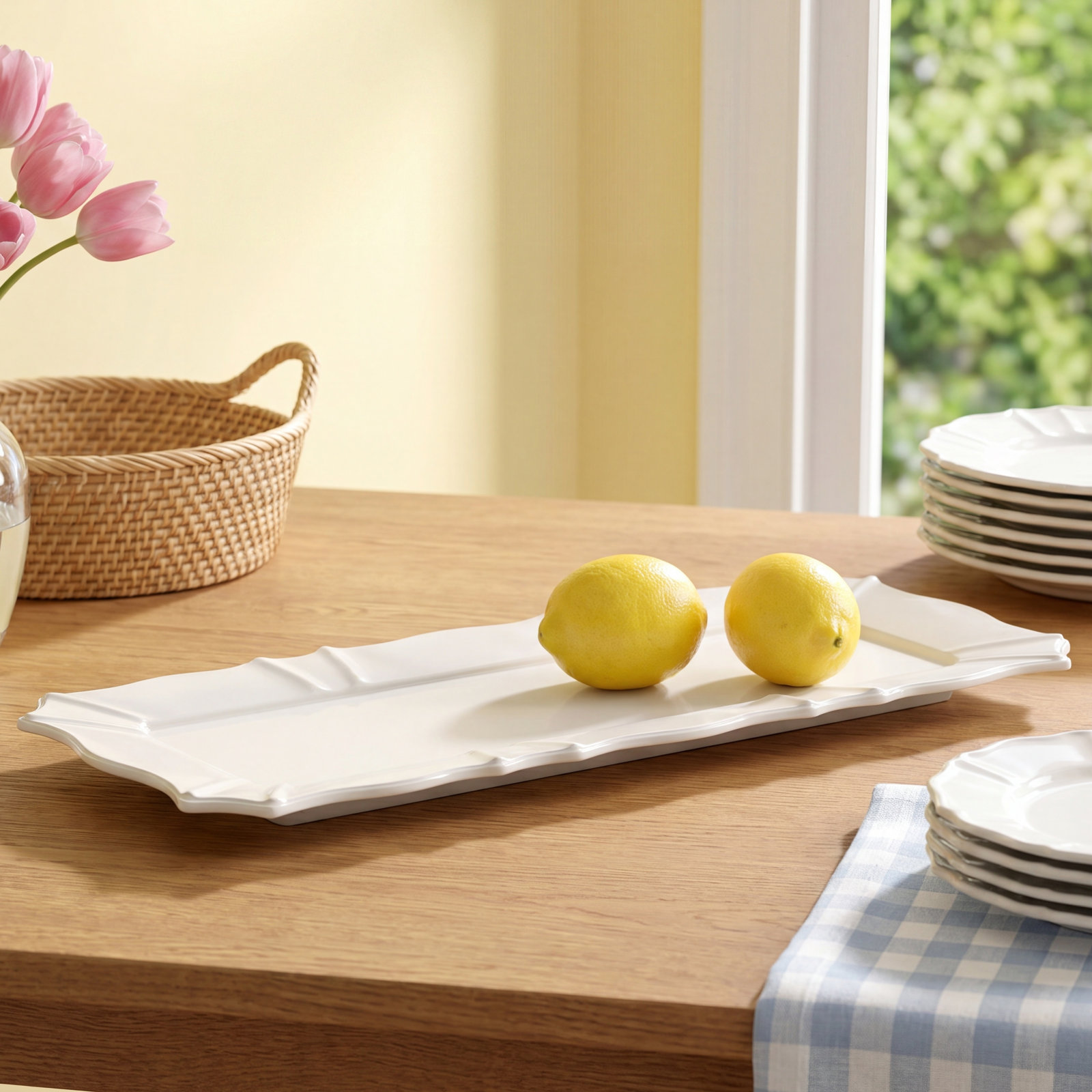 Chloe Tray, White