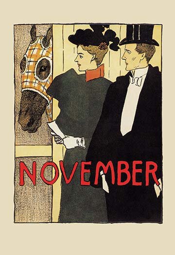 Buyenlarge 'November in the Stable' Vintage Advertisement | Wayfair