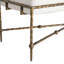 Lambeth Hair-on-Hide Leather and Iron Bench