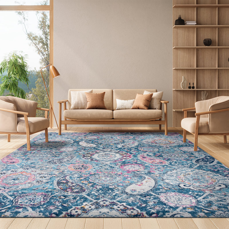 Madison Performance Paisley Rug, Rectangle 8' x 10'