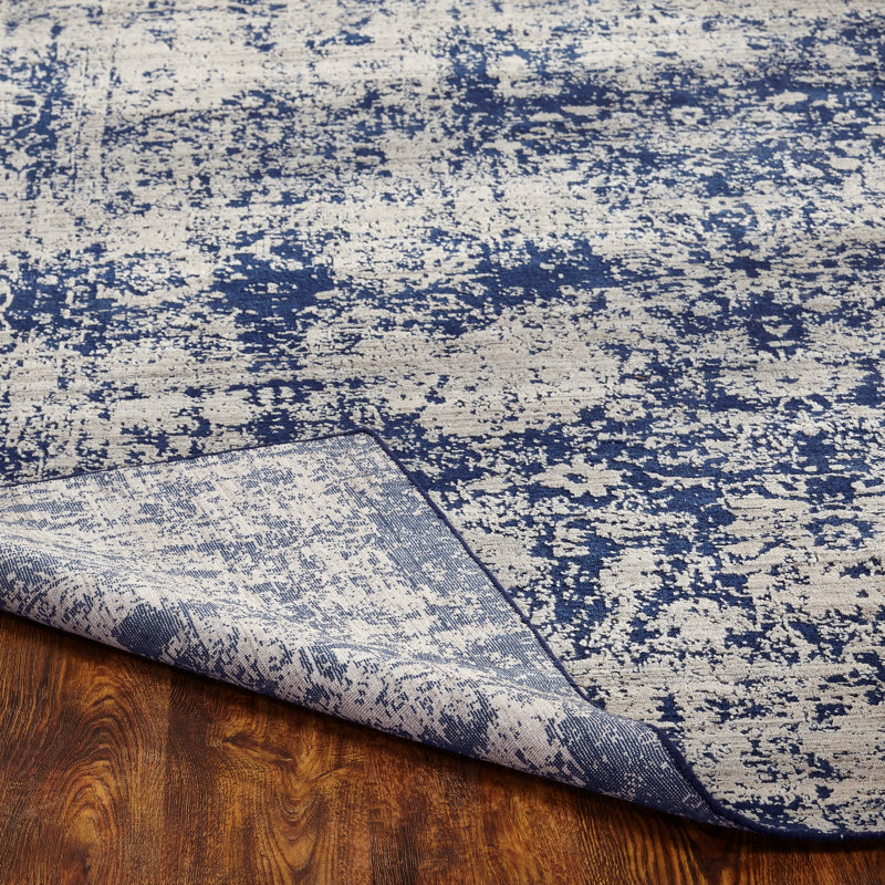 Tapis saphir délavé traditionnel Sierra, 10' x 14'