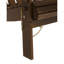 Chaise Adirondack en bois massif avec repose-pieds