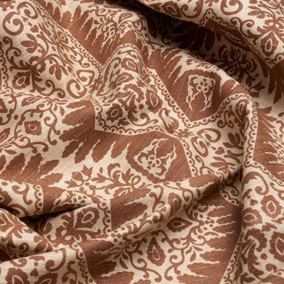 Berkeley Hand Printed Silk Fabric