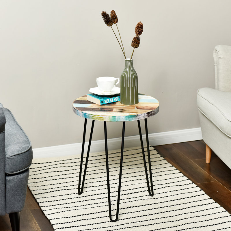 Buchholz Solid Wood Top End Table