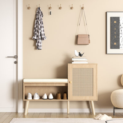 21 Shoe Bench With Style And Stable Base Practical Storage Comfort