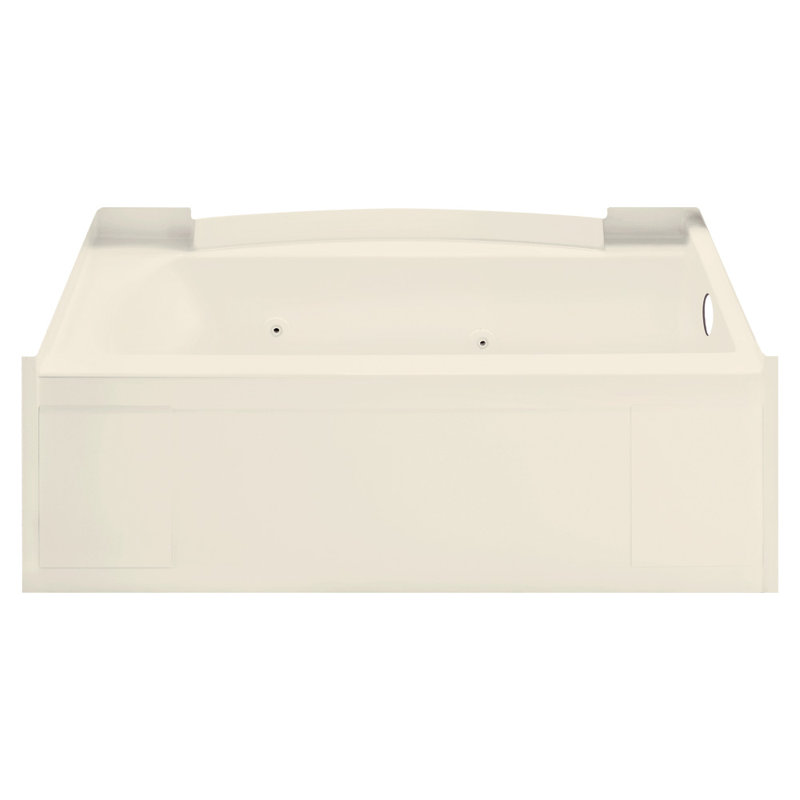 Accord 70'' L Soaking Bathtub, Biscuit
