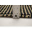 Tapis beige / noir en laine tissé à la main et rectangulaire 5 pi x 8 pi