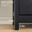 Buffet de 30 po de largeur avec tablettes réglables-1267777835