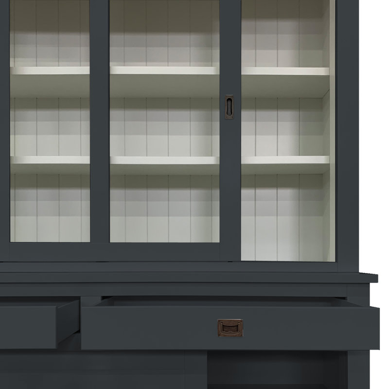 Antione Display Cabinet, Anthracite Grey 