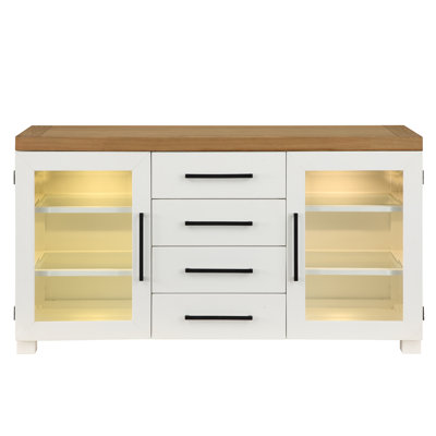 Lixy 60" Wide Solid Wood Sideboard