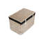 Fleur De Lis Living 23" Wicker Chest Hamper Basket with Lining-455727029