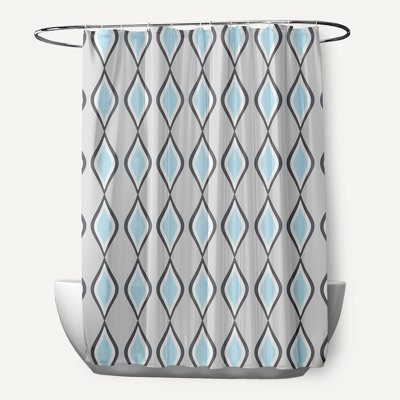 Rideau de douche simple Diamond