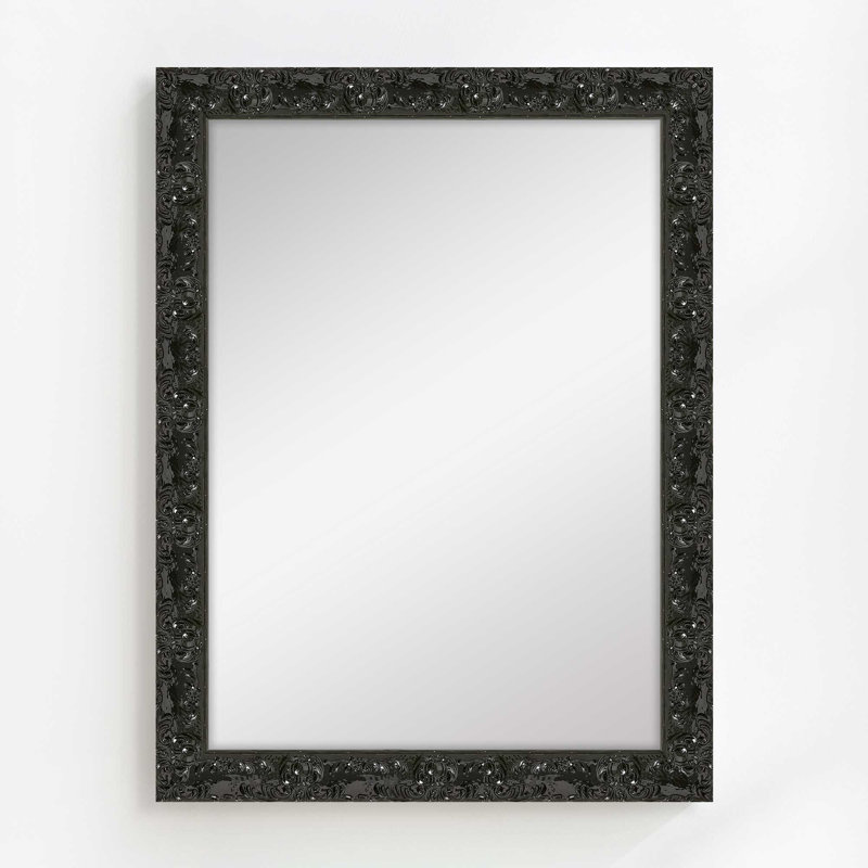 Miroir Lavo, Noir électrique, 49 po x 37 po