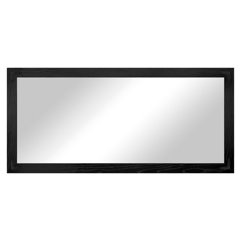 Miroir Gracie Oaks, 80 po x 33 po, Noir, noir, noir, noir