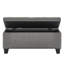 Repose-pieds capitonné en tissu avec rangement Pimentel-27290334