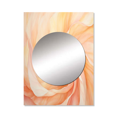 «Yaqoub Peach Sunkissed Swirl Spiral - Abstract Spirals