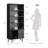 71" Tall Bookshelf With Storage Cabinet-792355837