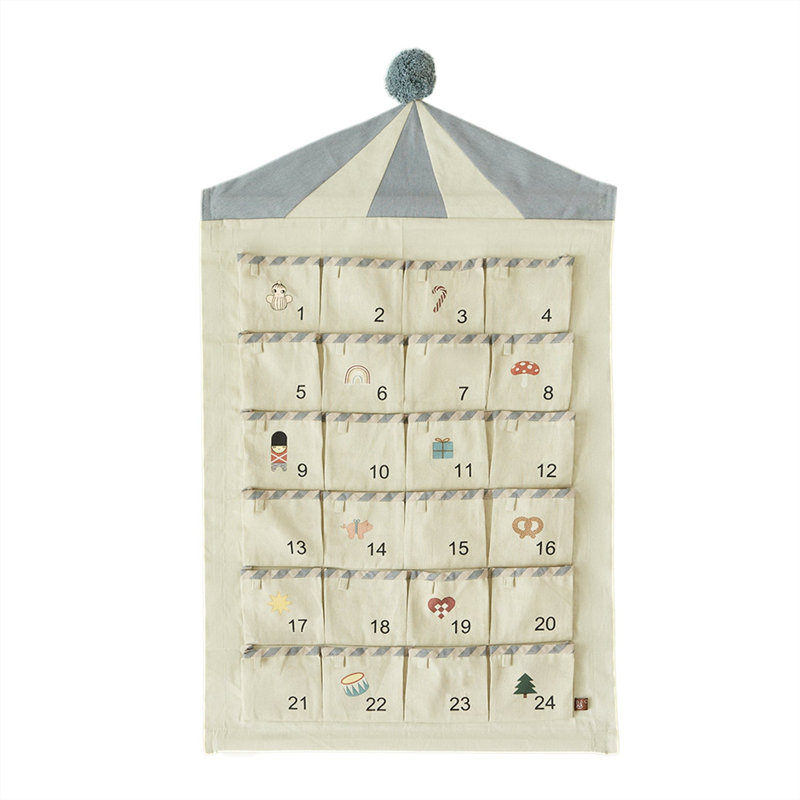 Circus Christmas Calendar Wall Hanging