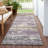 Machine Washable Indoor/Outdoor Lanphear ACN2398 Stripes Rug-2096261628
