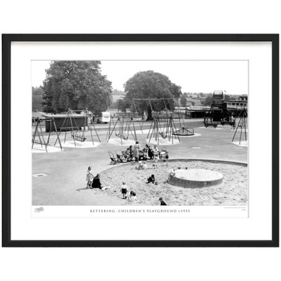 Kettering, Children's Playground C1955 by Francis Frith - Single Picture Frame Print