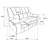 Red Upholstered Motion Reclining Loveseat-323720864