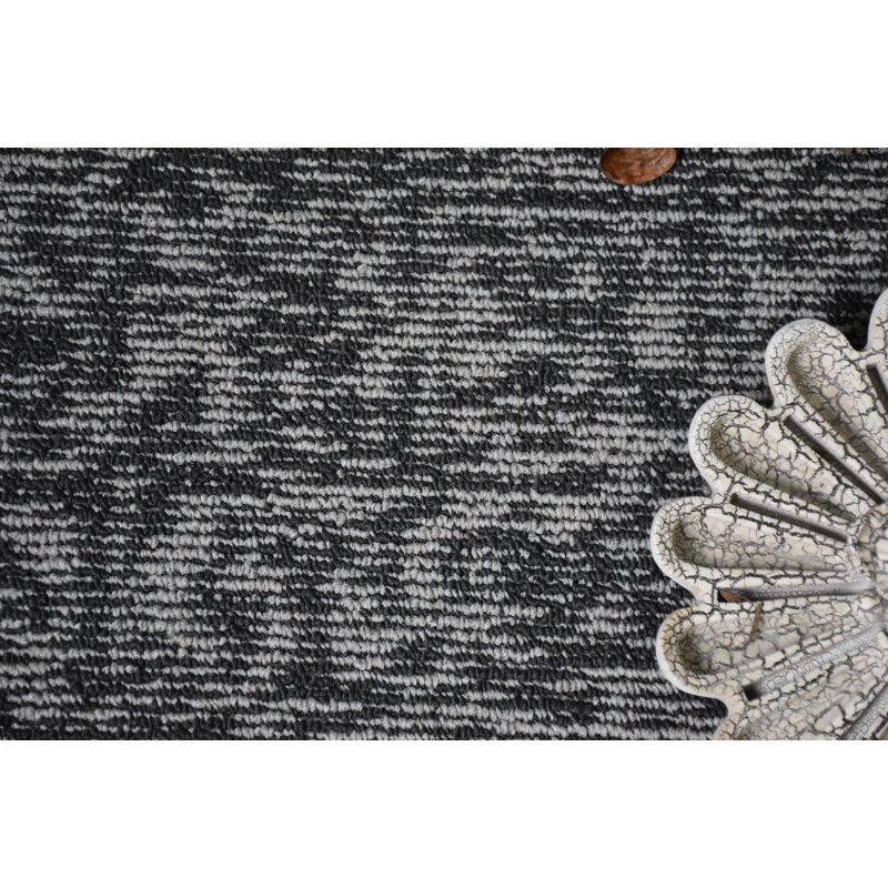 Ensemble de tapis intérieur / extérieur en nylon touffeté à la machine Dannika, Ovale 1 pi 6 po x 2 pi 3 po