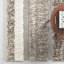 Catalina Striped Handmade Flatweave Wool Cream/Gray/Brown Area Rug-715751292