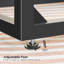 Frame End Table with Built-In Outlets