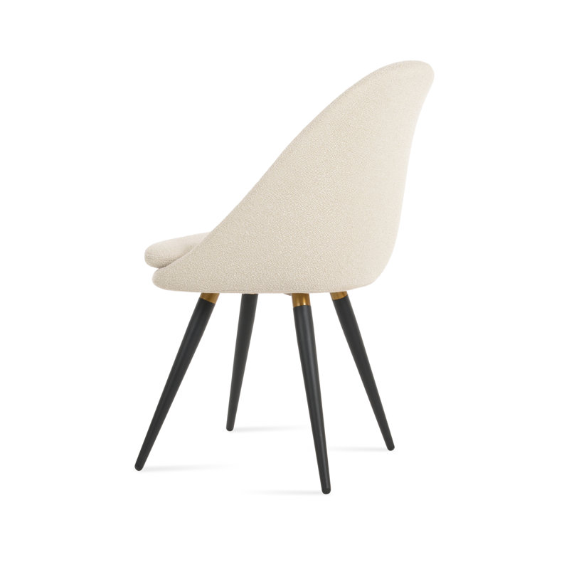 Chaise d'appoint Avanos Ana, Blanc cassé