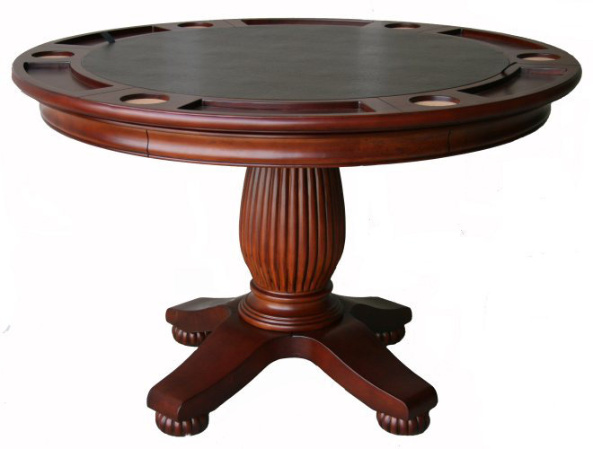 Fairfield Dark Cherry 3 in 1 Pedestal Game Table