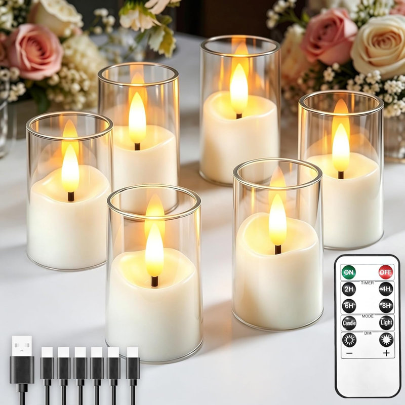 Scented Unscented Flameless Tealight Candle