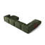 Bedar 5 Seater Velvet Corner Sofa -1409231505-1389169984