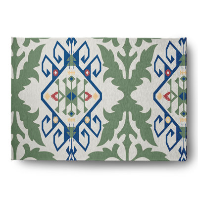 Tapis en chenille Medallion Spring