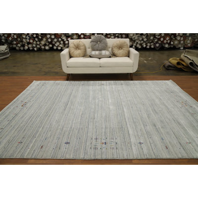 Tapis en laine fait à la main de style Gabbeh 8 x 10