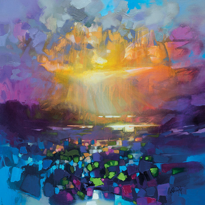 Liquid Skye - No Frame Print, 60cm H x 60cm W, No Mount, Wrapped Canvas