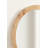 Burlwood Oval Wall Mirror