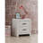 Coastal White 2 - Drawer Nightstand For Bedroom Decor, With Contemporary Dark Bronze Handles, 15.89 Inches Depth In Color, Handles Bedroom, 23.5H X 22.18W-1006759496